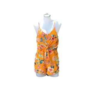 Almost Famous Vibrant Floral women shorts romper